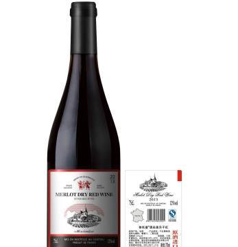 【智利鷹法國進(jìn)口原酒灌裝美樂干紅,紅酒廠家進(jìn)口葡萄酒進(jìn)口紅酒加工灌裝